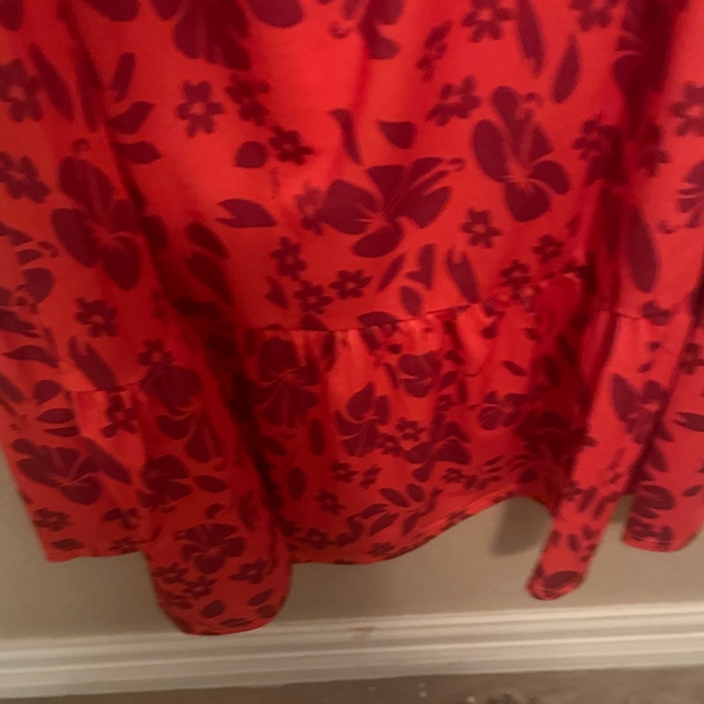 Floral Red Halter Dress Grace Karen - Picture 4 of 4